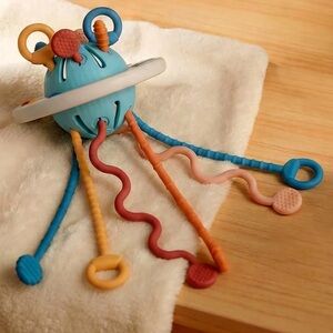 *5/$20 or 3/$15* Montessori Sensory Exploration Motor Skill Silicone Pulling Toy